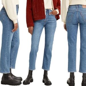 Levi’s Wedgie Straight Leg High Rise Jeans